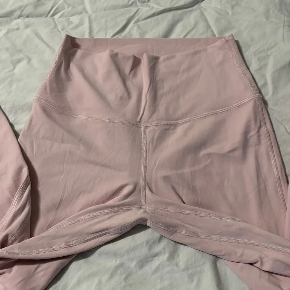 EXCELLENT Lululemon Align High-Rise Crop 21" Leggings Flush Pink Yoga Pants 6 - Picture 11 of 13